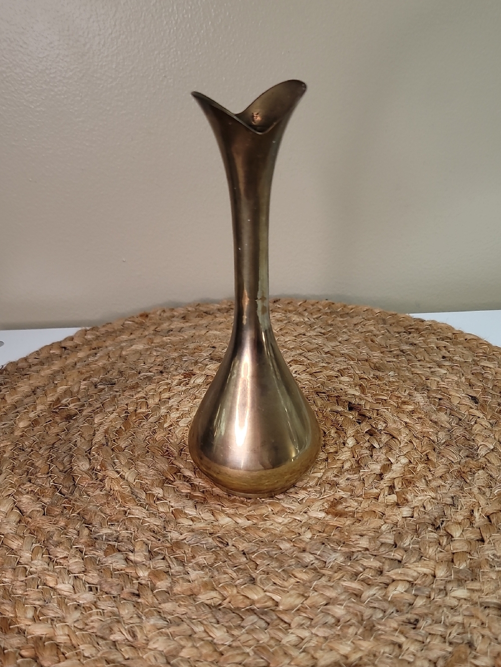 Vintage Brass Bud Vase
